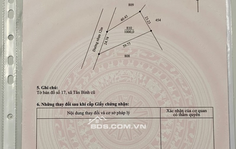 1000m2 đất vườn sầu riêng, mít, dừa Tây Ninh (gần núi Bà)